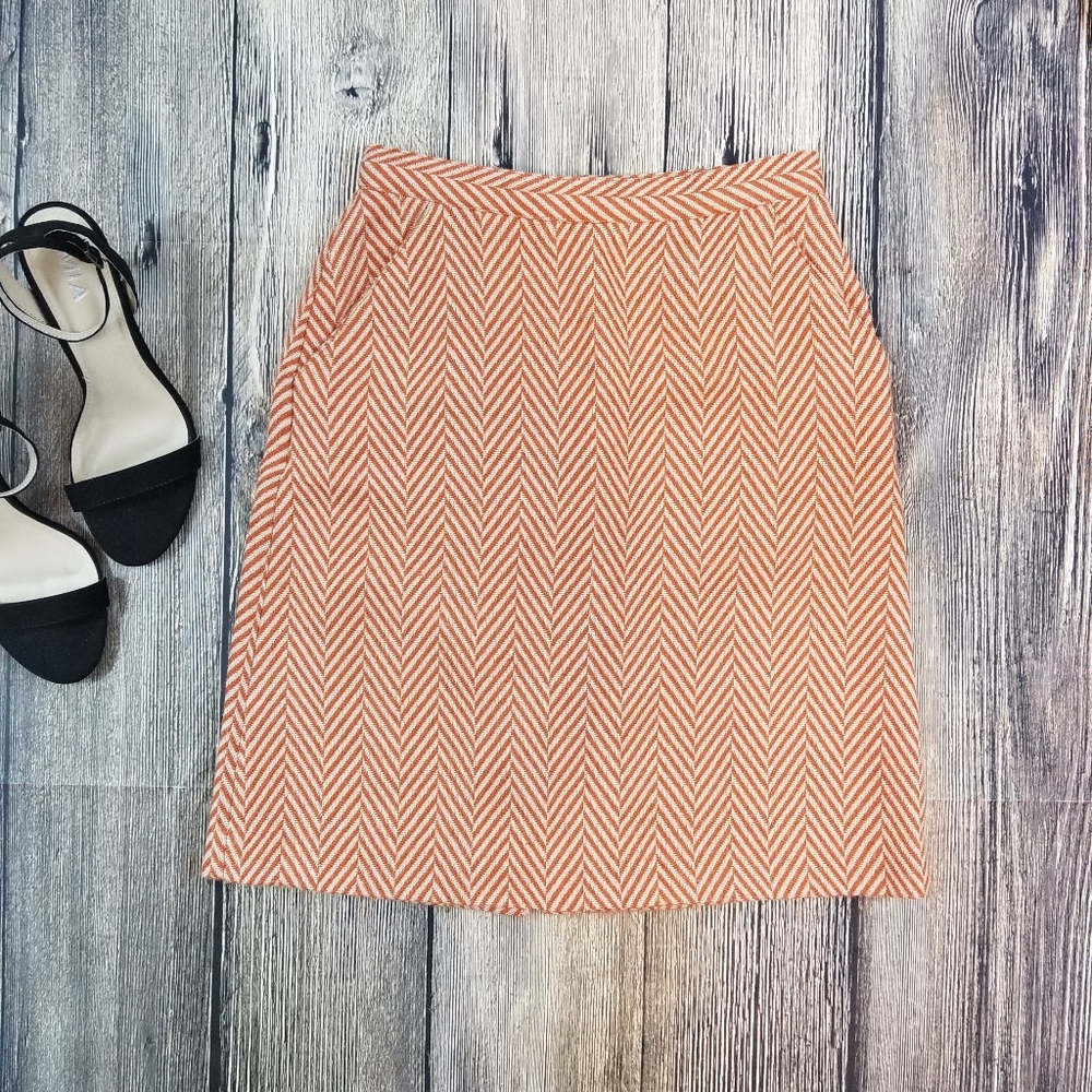 Tucker for Target Chevron Wool Blend Skirt
